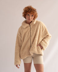 Hormone furry jacket - Nude